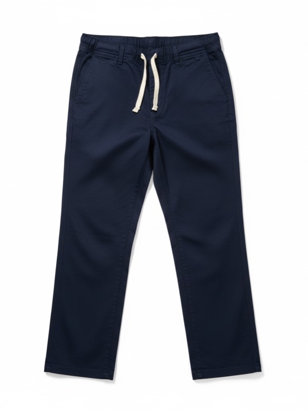 NWT Cat & Jack Boys Navy Cotton Poplin Pants School Uniform Elasticized Waist